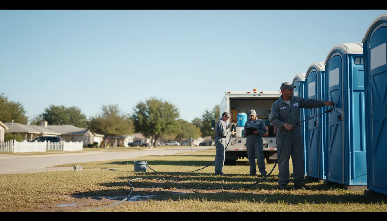 Long-Term Portable Toilet Rental in Weatherford, TX near me